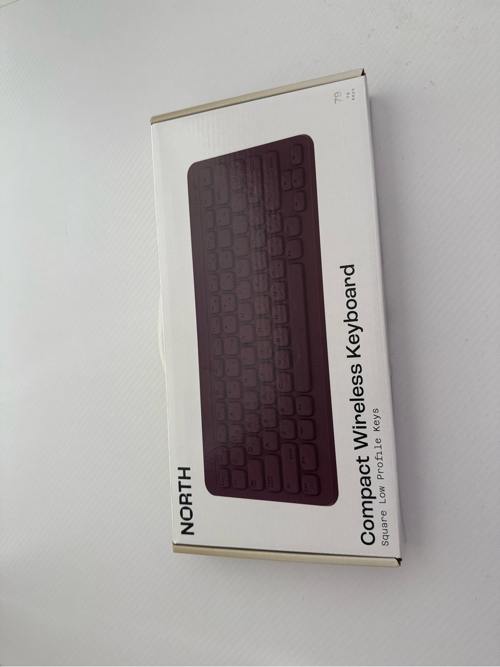 Compact Wireless Keyboard - Burgundy